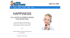 Desktop Screenshot of oklahomapipedoctors.com